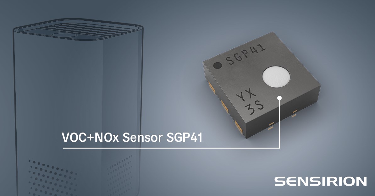 SGP41 - датчик качества воздуха (VOC) нового поколения от Sensirion