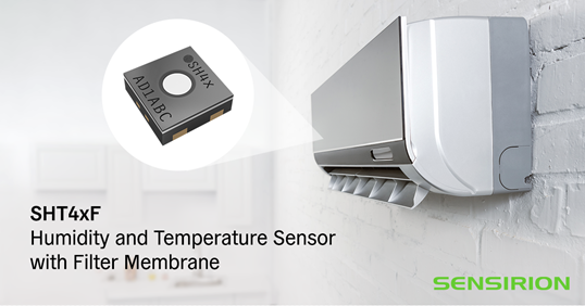 Новый датчик влажности и температуры SHT4xF с фильтрующей мембраной от Sensirion
