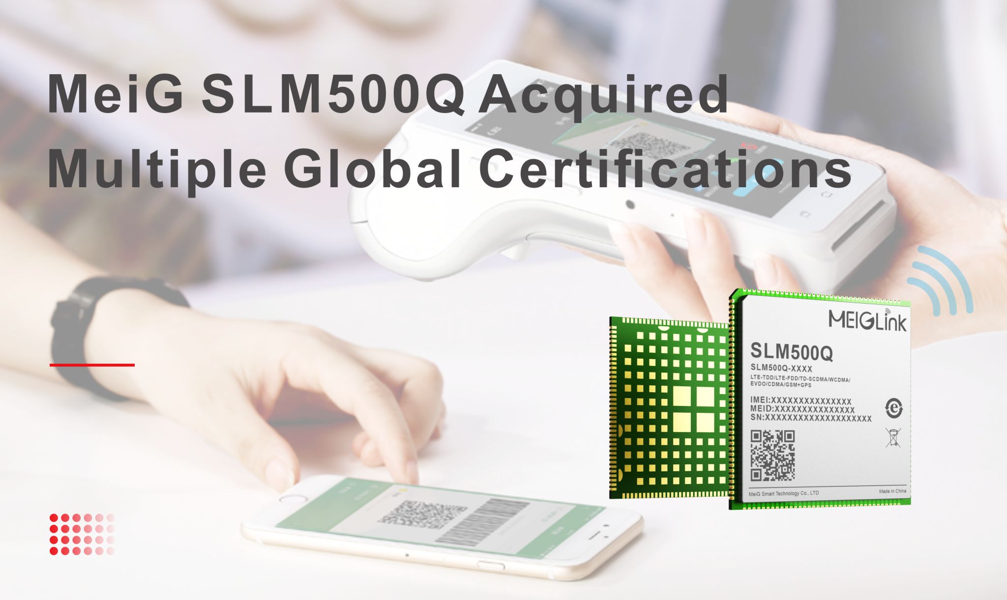 Модуль MeiG SLM500Q получил глобальную сертификацию